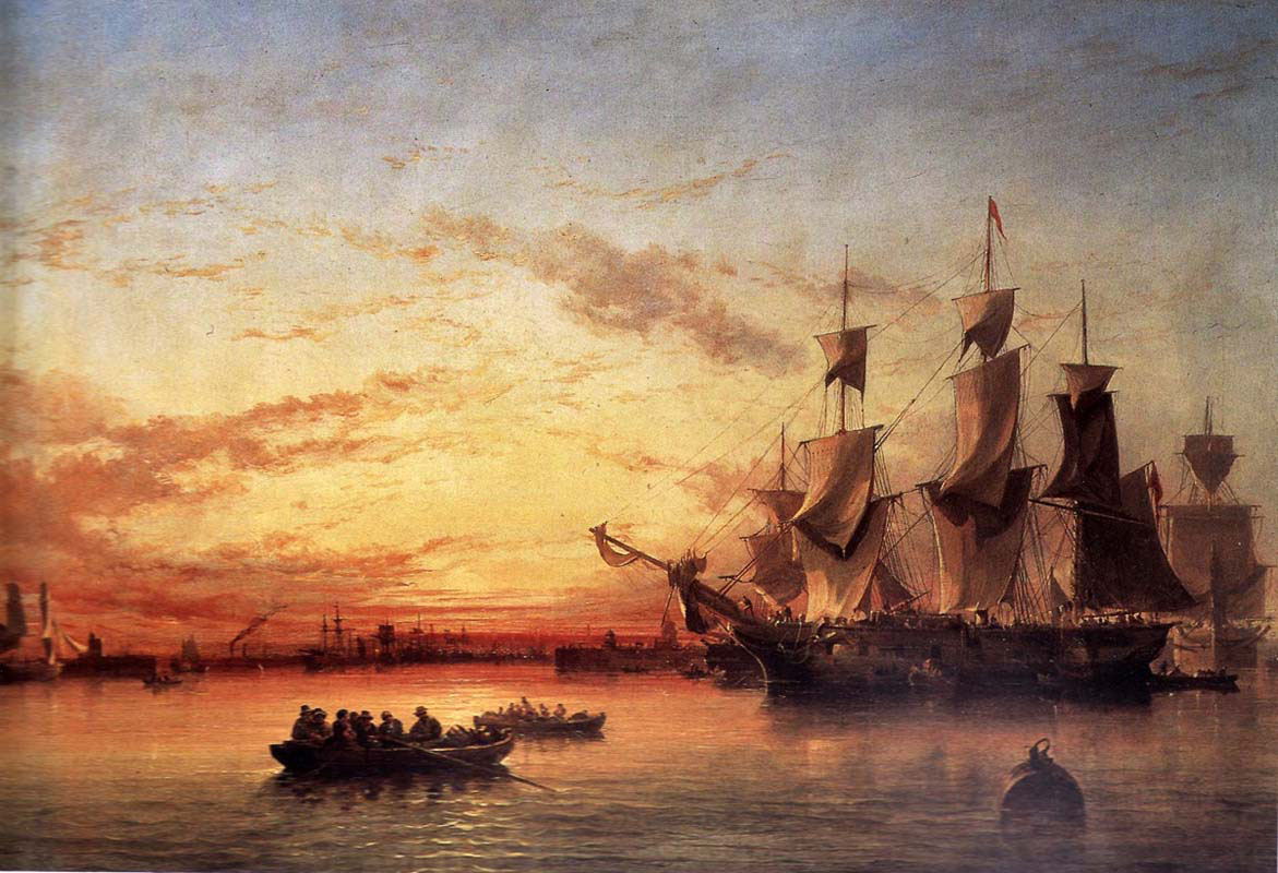An Emigrant Ship Dublin Bay